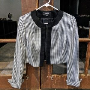Jones/Wear Black & White Crop Jacket